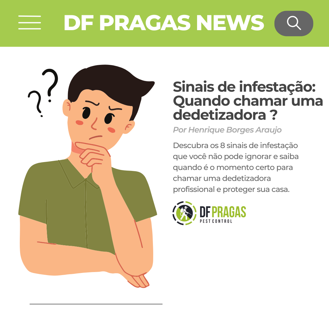 Quando Chamar uma Dedetizadora? 8 Sinais de Infestação que Você Não Pode Ignorar