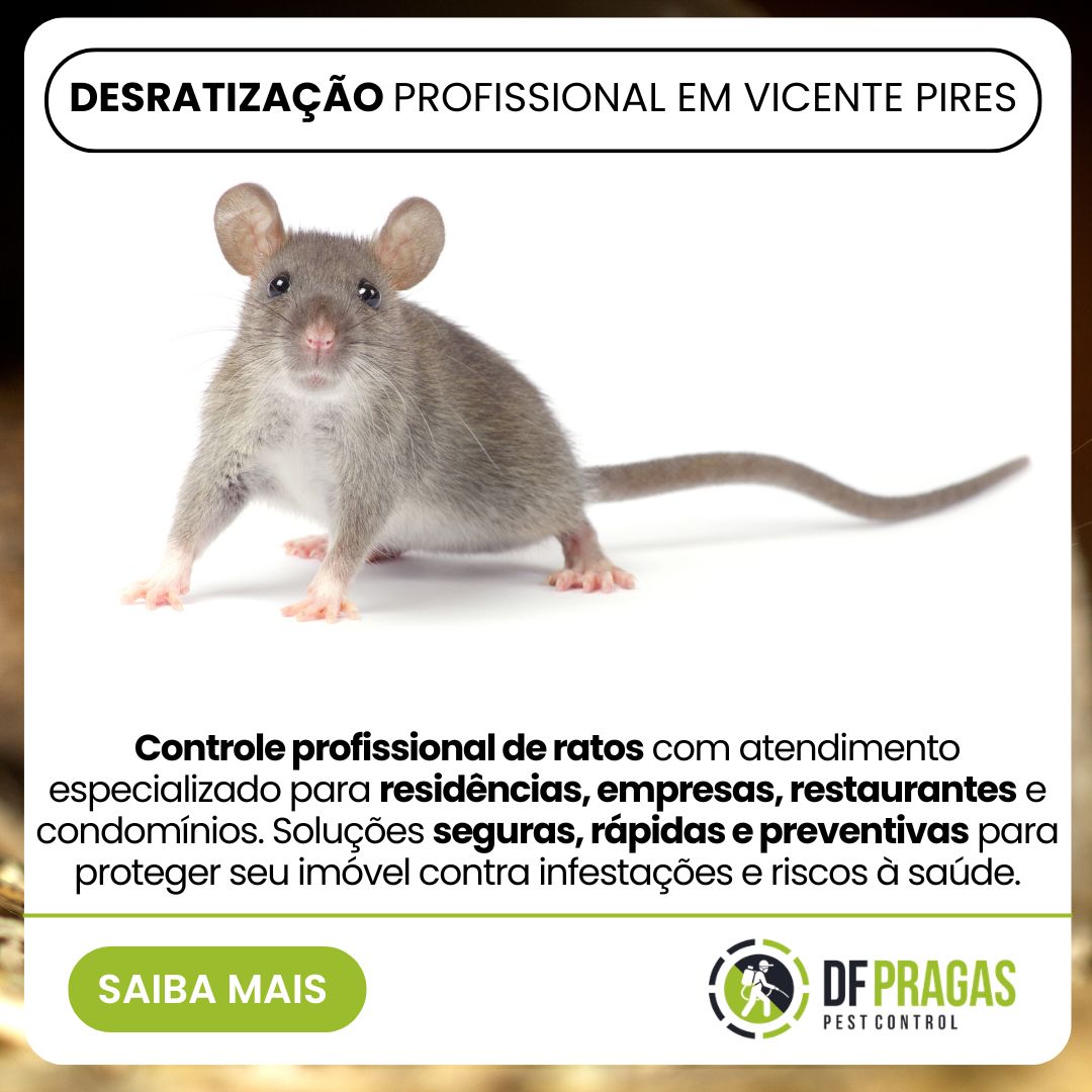 Desratização em Vicente Pires