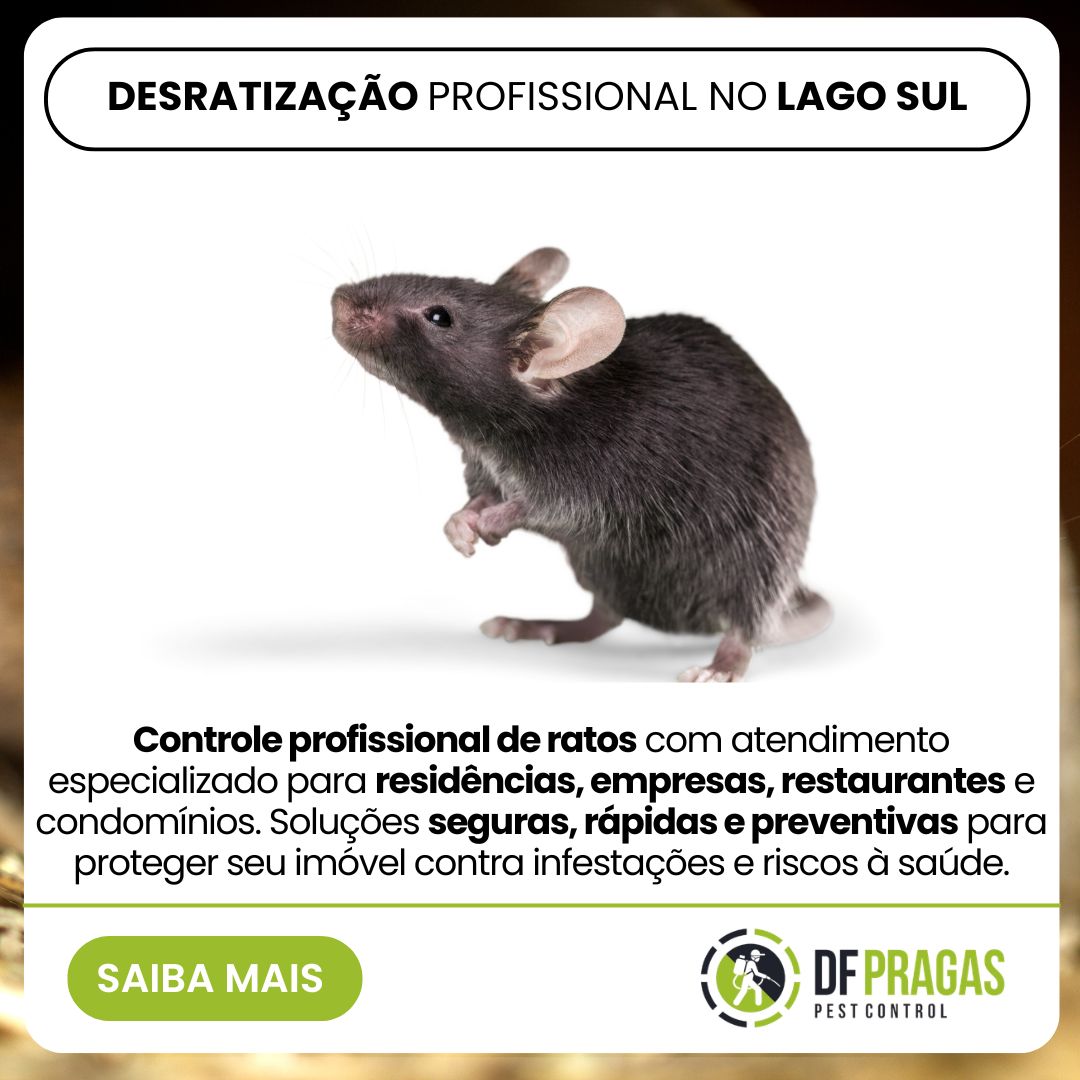 Desratização No lago sul